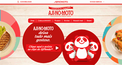 Desktop Screenshot of aji-no-moto.com.br